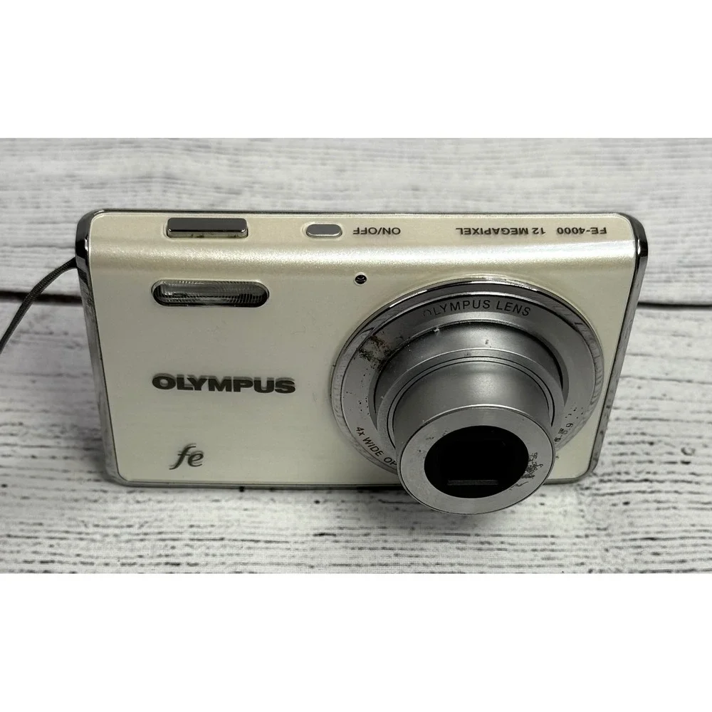 Olympus Digital Camera‎ FE-4000 12.0MP White Tested